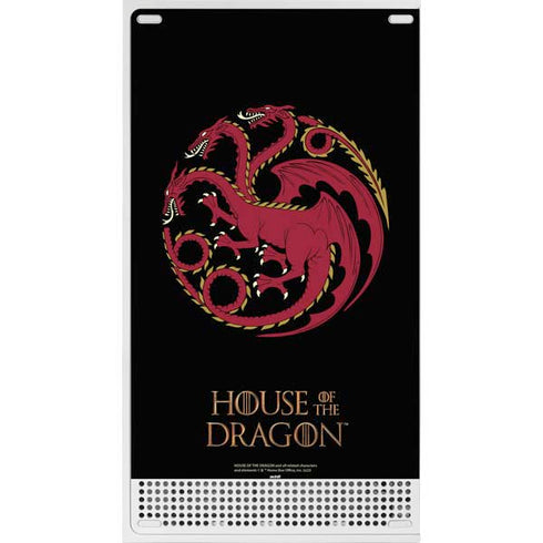 HBO House of the Dragon Red Tararyen Sigil Xbox Series S Console Skin