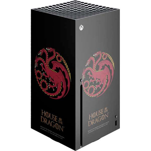 HBO House of the Dragon Red Tararyen Sigil Xbox Series X Console Skin