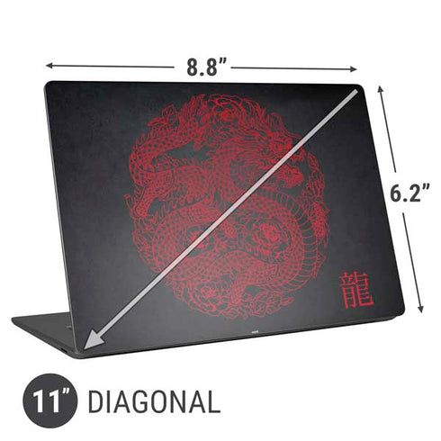Red Dragon Universal Laptop 11in (8.8 x 6.2in) Skin