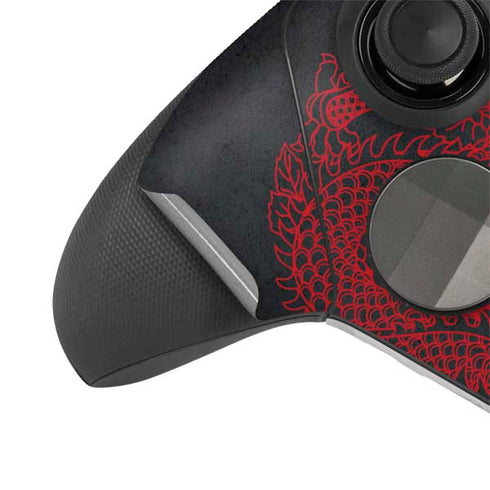 Red Dragon Xbox Elite Wireless Controller Series 2 Skin