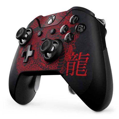 Red Dragon Xbox One Elite Controller Skin