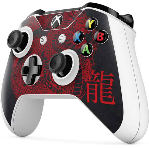 Red Dragon Xbox One S Controller Skin