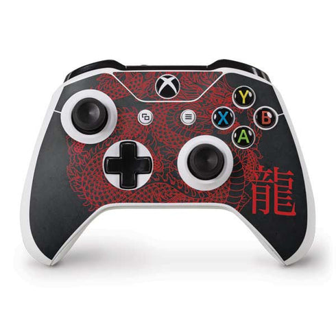 Red Dragon Xbox One S Controller Skin