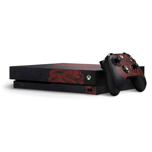 Red Dragon Xbox One X Bundle Skin