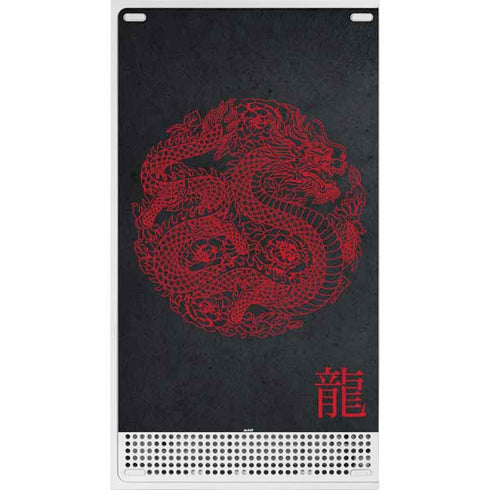 Red Dragon Xbox Series S Console Skin