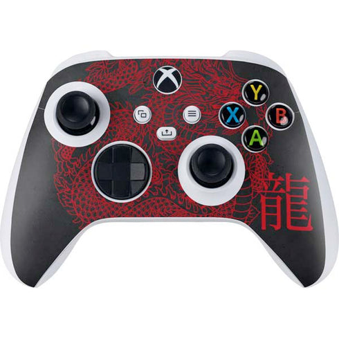 Red Dragon Xbox Series S Controller Skin