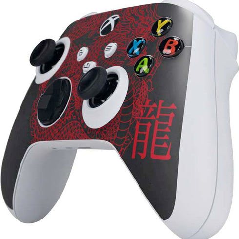 Red Dragon Xbox Series S Controller Skin
