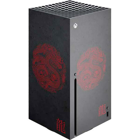 Red Dragon Xbox Series X Console Skin