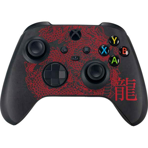 Red Dragon Xbox Series X Controller Skin