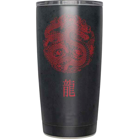 Red Dragon Yeti 20oz Tumbler Skin