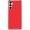 Red Solid Galaxy A14 5G Clear Case