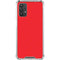 Red Solid Galaxy A32 5G Clear Case