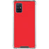 Red Solid Galaxy A71 5G Clear Case