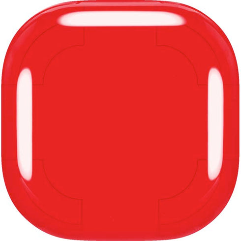 Red Solid Galaxy Buds Live Skin