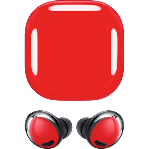 Red Solid Galaxy Buds Pro Skin