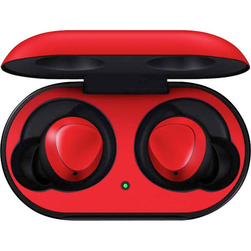 Red Solid Galaxy Buds Skin