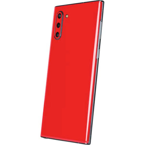 Red Solid Galaxy Note 10 Skin