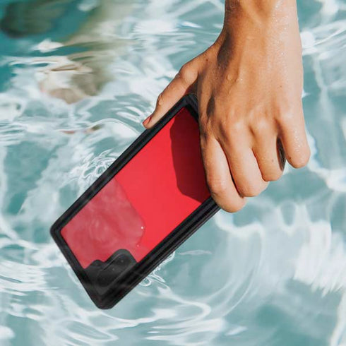 Red Solid Galaxy Note 10 Waterproof Case