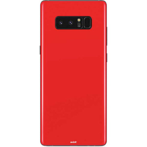 Red Solid Galaxy Note 8 Skin