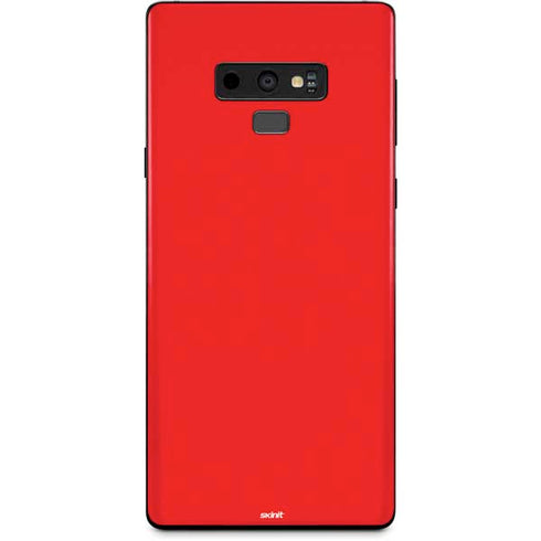 Red Solid Galaxy Note 9 Skin
