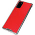 Red Solid Galaxy Note20 5G Clear Case