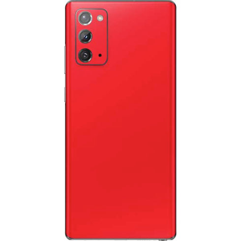 Red Solid Galaxy Note20 5G Skin