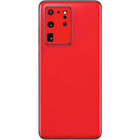 Red Solid Galaxy S20 Ultra 5G Skin