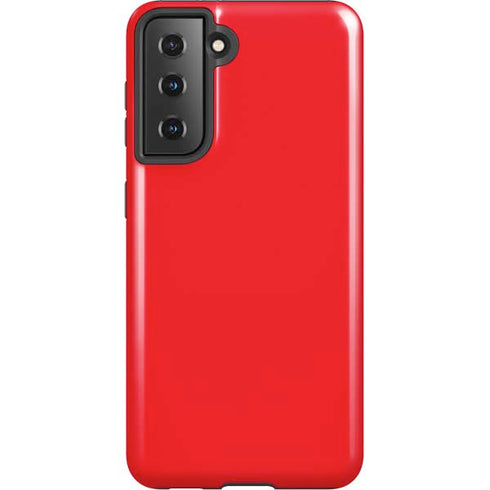 Red Solid Galaxy S21 5G Pro Case