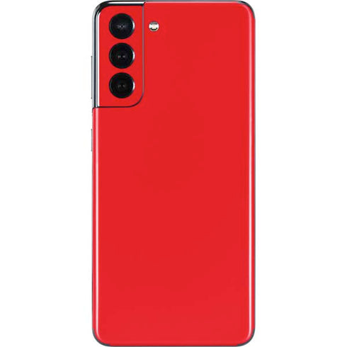 Red Solid Galaxy S21 5G Skin