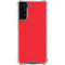 Red Solid Galaxy S21 FE Clear Case