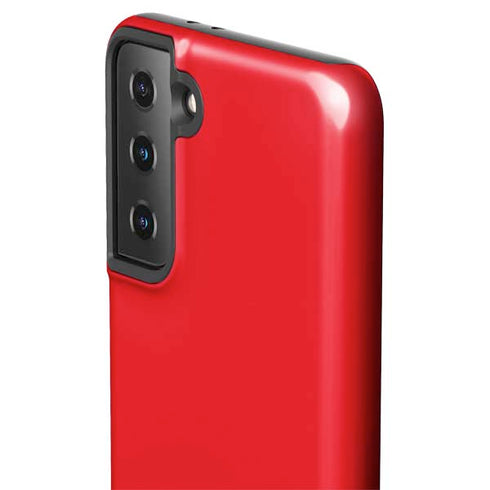 Red Solid Galaxy S21 FE Pro Case
