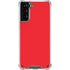 Red Solid Galaxy S21 Plus 5G Clear Case
