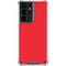 Red Solid Galaxy S21 Ultra 5G Clear Case