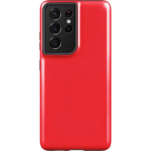 Red Solid Galaxy S21 Ultra 5G Pro Case