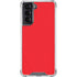 Red Solid Galaxy S22 Clear Case