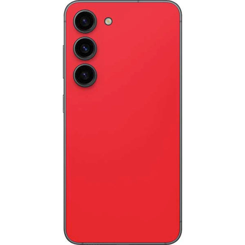 Red Solid Galaxy S23 Skin