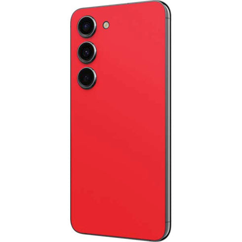 Red Solid Galaxy S23 Skin