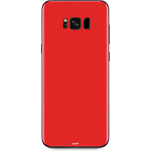 Red Solid Galaxy S8 Plus Skin
