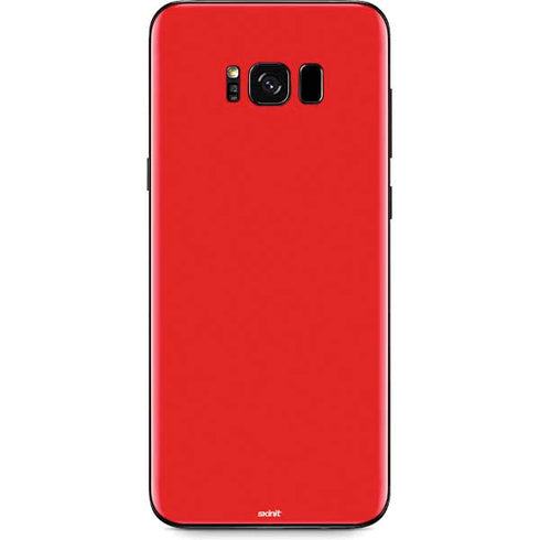 Red Solid Galaxy S8 Skin