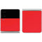 Red Solid Galaxy Z Flip4 5G Skin