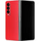 Red Solid Galaxy Z Fold4 5G Skin