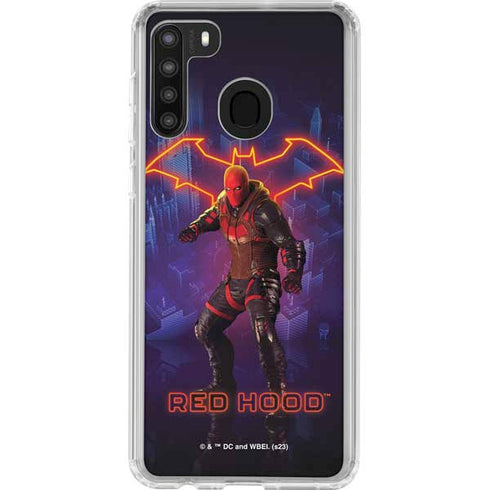 DC Comics Gotham Knights Red Hood Galaxy A21 Clear Case