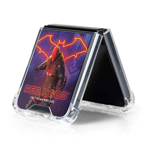DC Comics Gotham Knights Red Hood Galaxy Z Flip5 5G Clear Case