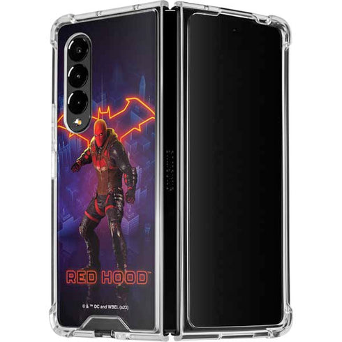 DC Comics Gotham Knights Red Hood Galaxy Z Fold4 5G Clear Case