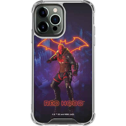 DC Comics Gotham Knights Red Hood iPhone 14 Pro Max Clear Case
