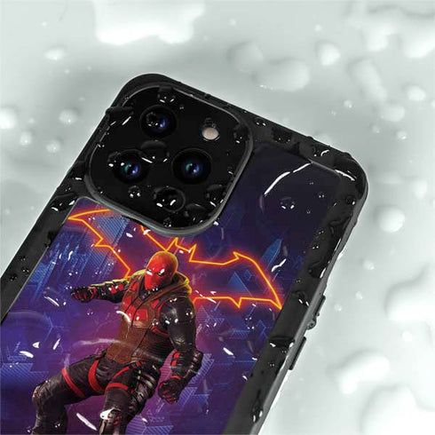 DC Comics Gotham Knights Red Hood iPhone 15 Pro Waterproof Case