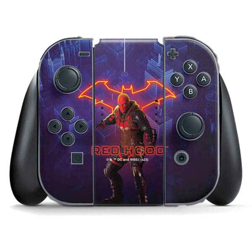 DC Comics Gotham Knights Red Hood Nintendo Switch (2017-2021) Joy-Con Controller Skin