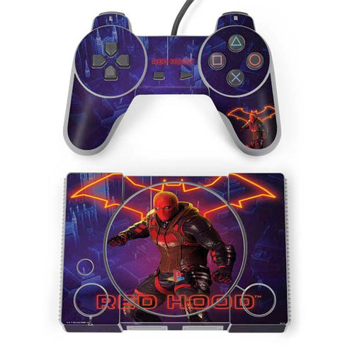 DC Comics Gotham Knights Red Hood PlayStation Classic Bundle Skin