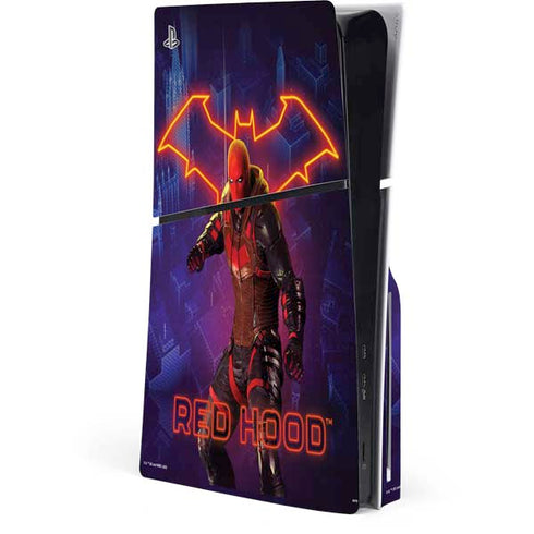 DC Comics Gotham Knights Red Hood PS5 Slim Disk Console Skin