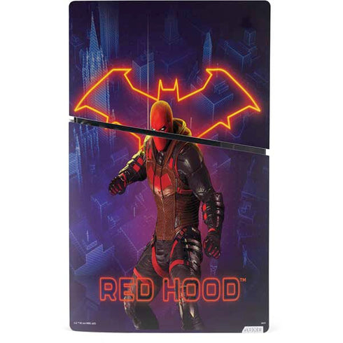 DC Comics Gotham Knights Red Hood PS5 Slim Digital Edition Bundle Skin